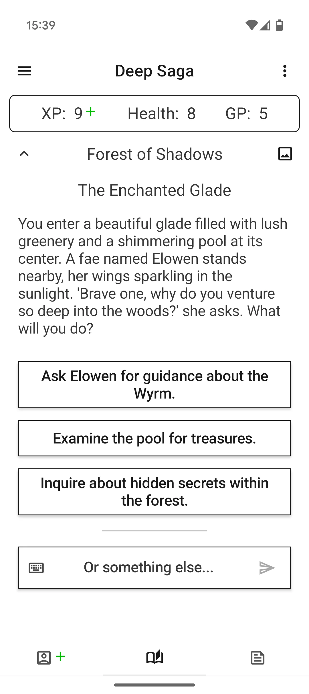 Deep Saga: AI Text RPG screenshot