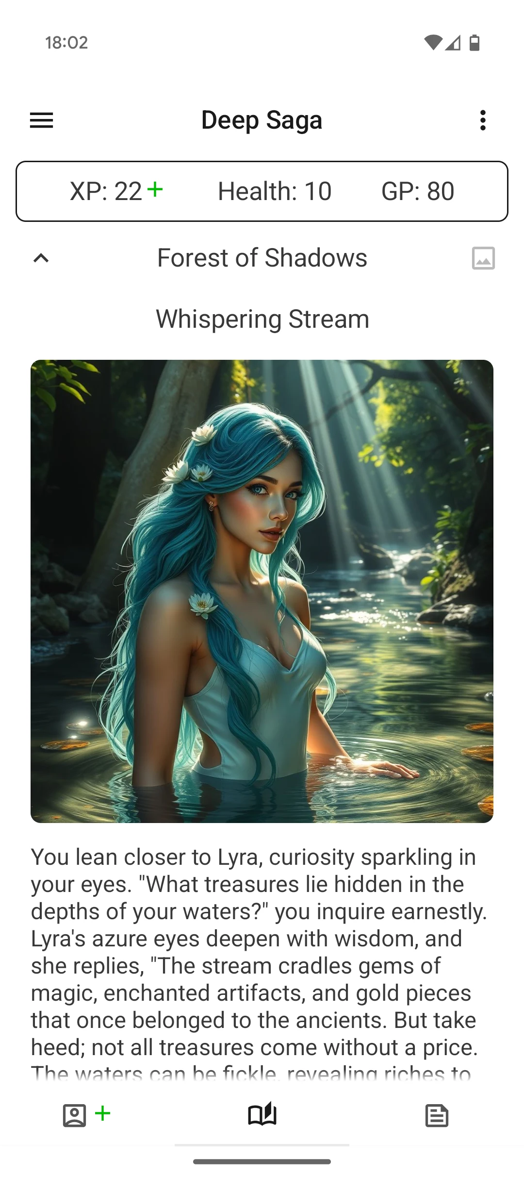 Deep Saga: AI Text RPG screenshot