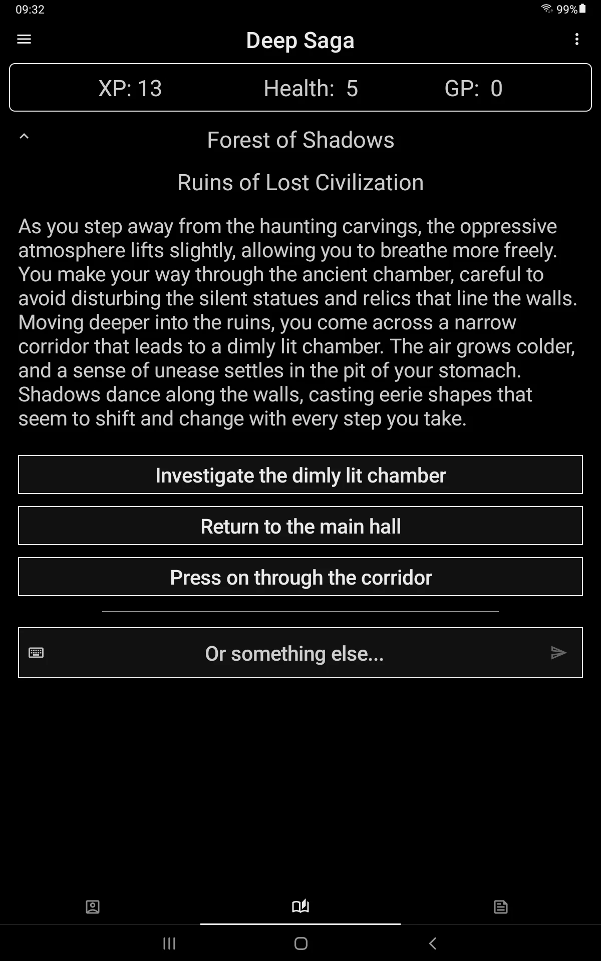 Deep Saga: AI Text RPG screenshot